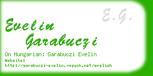 evelin garabuczi business card